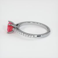 1.20 Ct. Ruby Ring, 14K White Gold 4